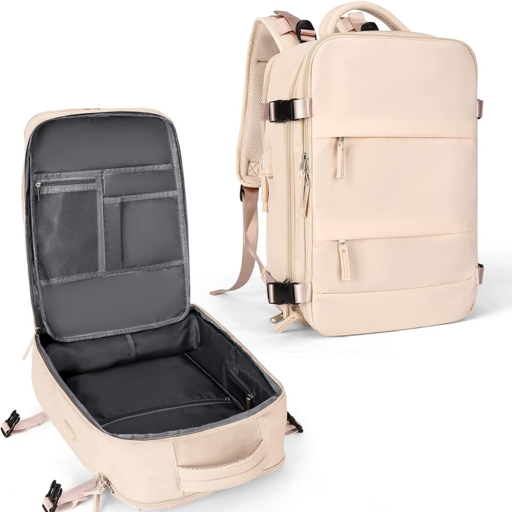Large, casual, carry-on approved backpack